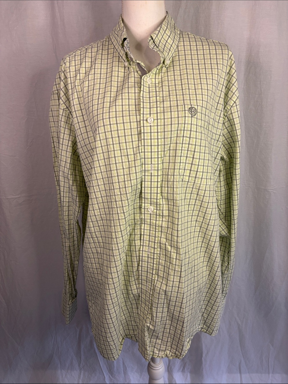 Wrangler Men's George Strait Edition Cowboy/Western Plaid Button Down
